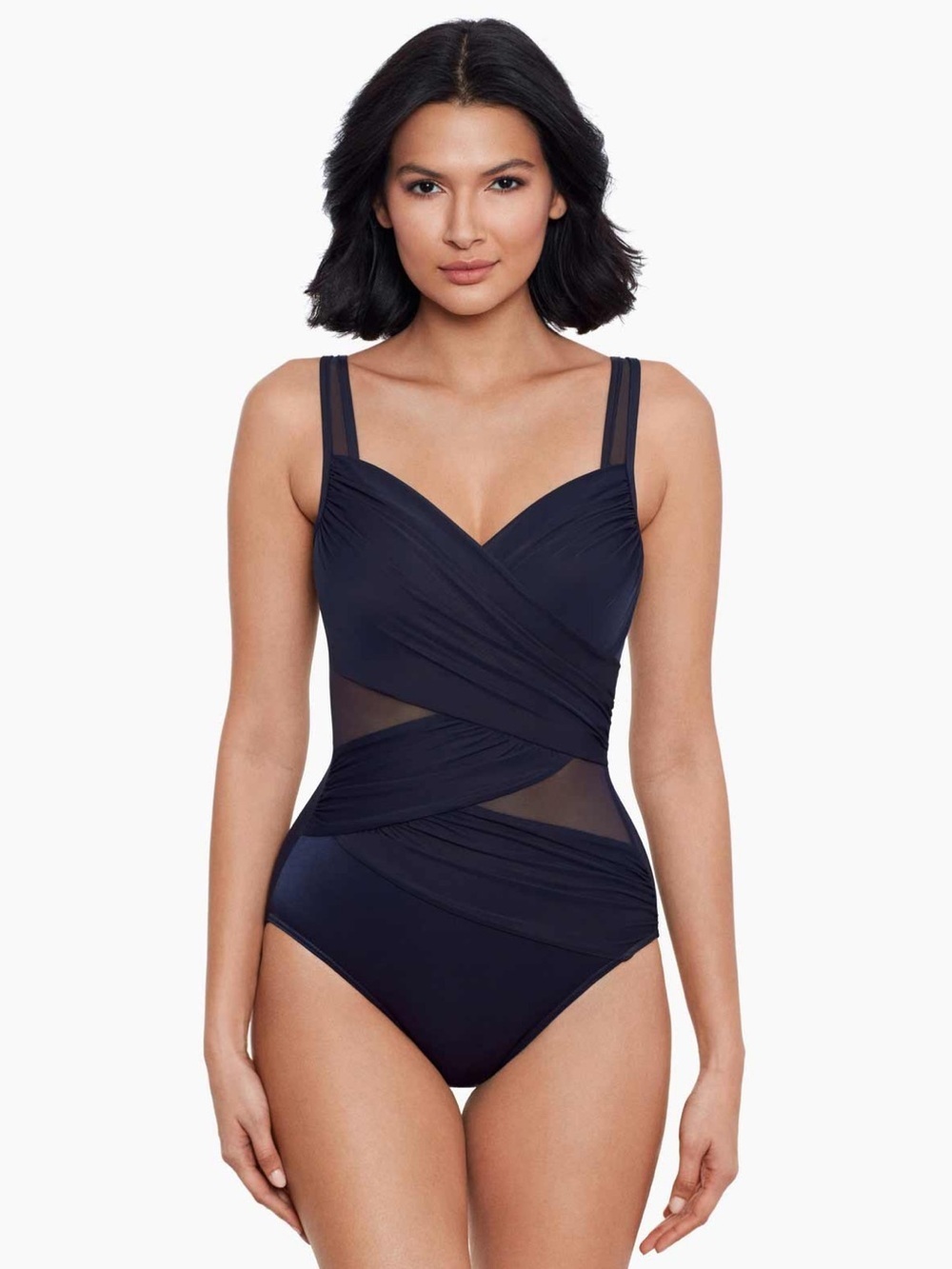 NWOTs Miraclesuit | Madero One Piece Swimsuit in Midnight Size 16